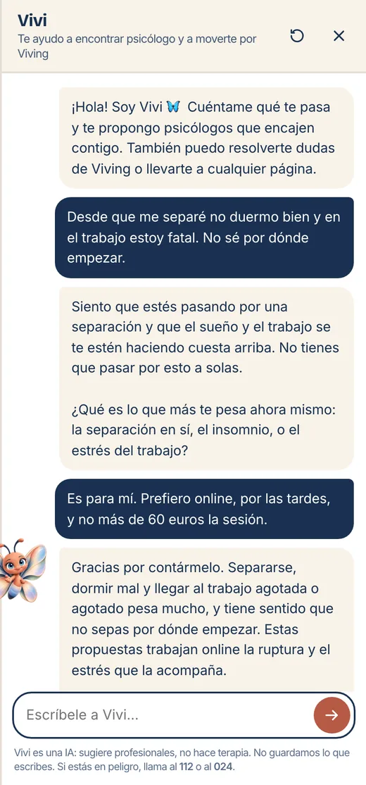 El saludo y la primera respuesta