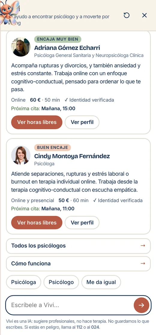 Las tres propuestas con motivo y cita